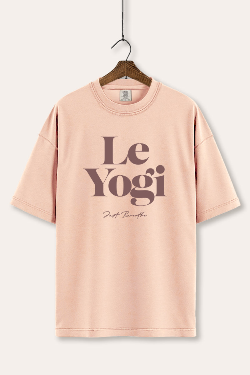 "le yogi" graphic comfort colors® tee