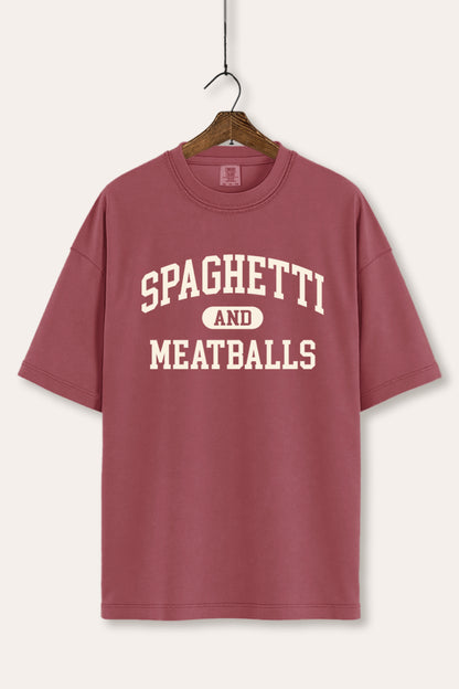 Spaghetti & Meatballs Graphic Women's Comfort Tee
