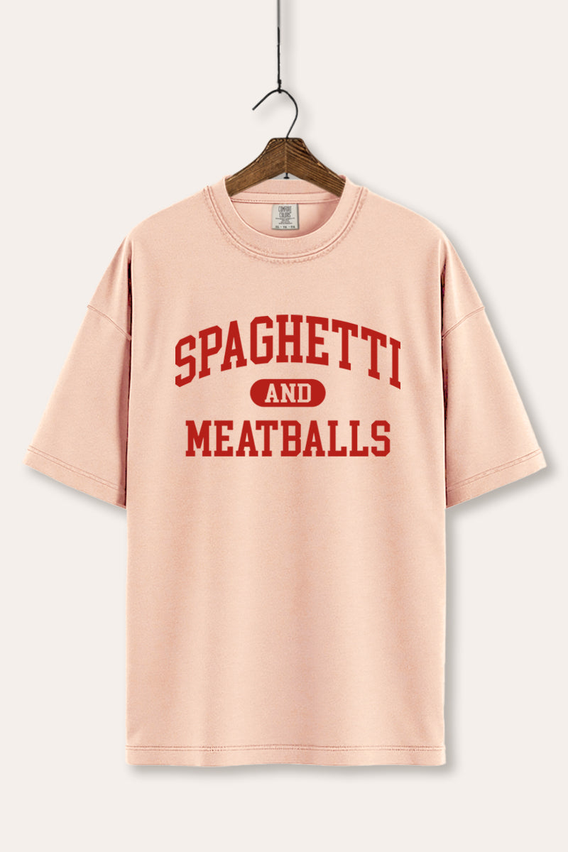 Spaghetti & Meatballs Graphic Women's Comfort Tee