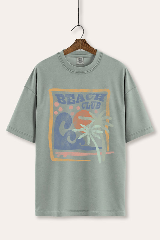 Beach Club Coastal Graphic Women's Comfort Tee