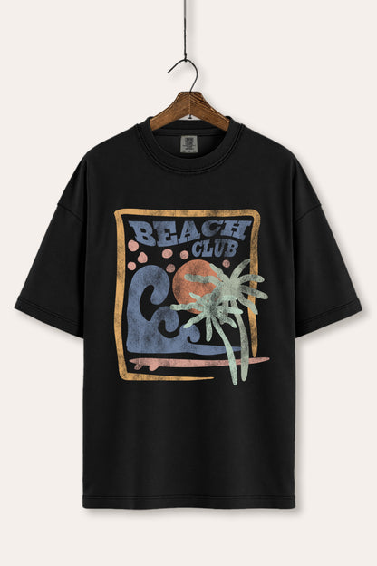 Beach Club Coastal Graphic Women's Comfort Tee