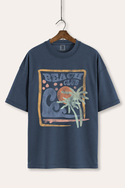 Beach Club Coastal Graphic Women's Comfort Tee