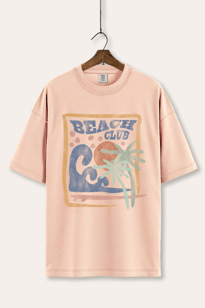 Beach Club Coastal Graphic Women's Comfort Tee