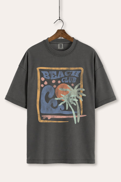 Beach Club Coastal Graphic Women's Comfort Tee