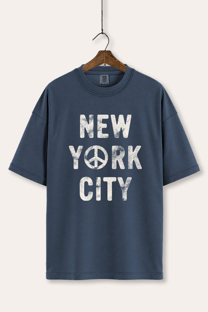 New York City Peace Sign Graphic Women's Comfort Tee