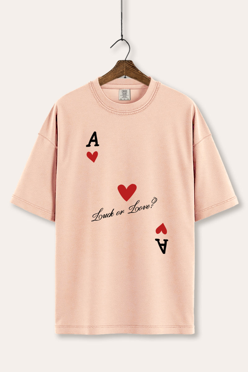 Ace Of Hearts Graphic Women's Comfort Tee