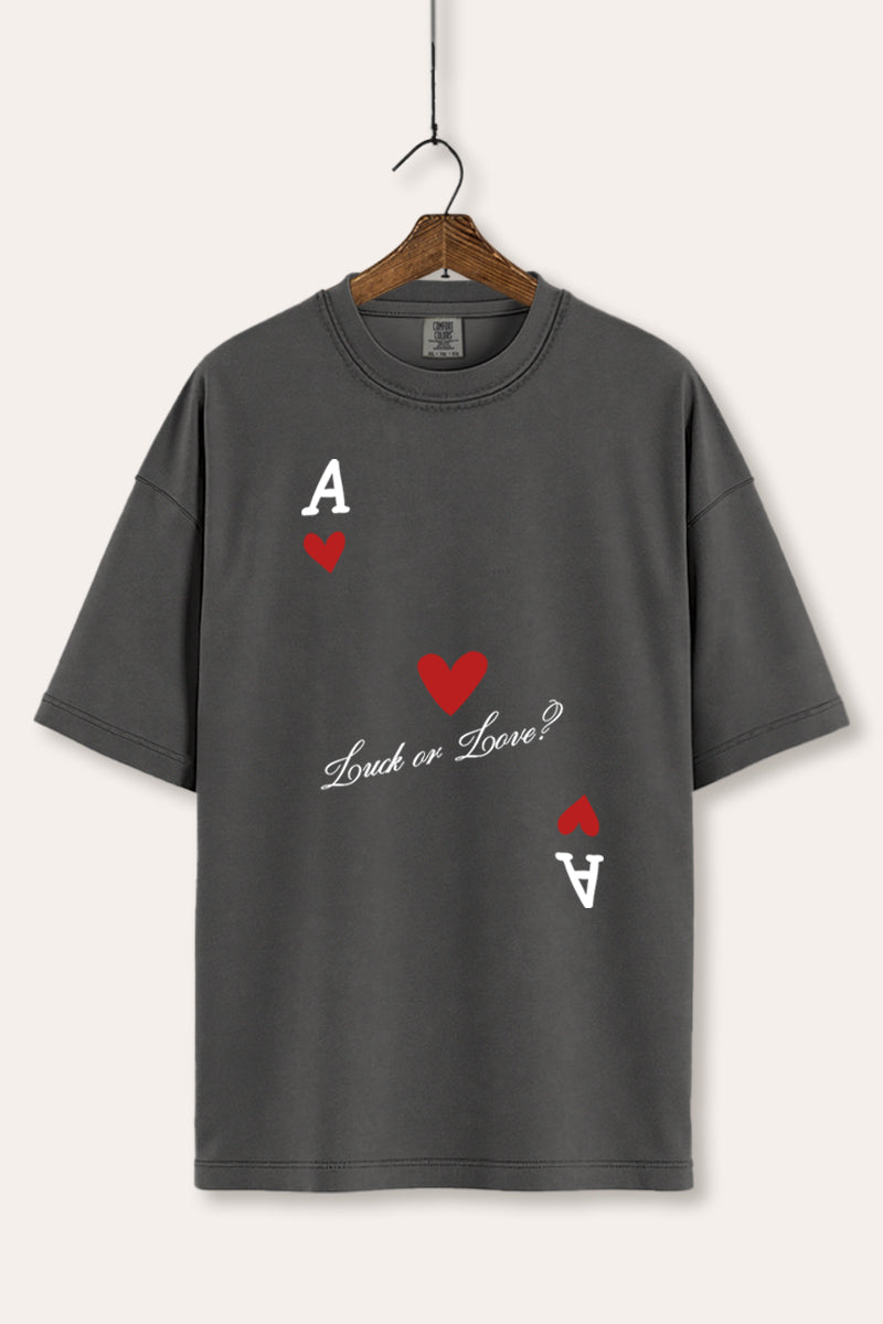 Ace Of Hearts Graphic Women's Comfort Tee