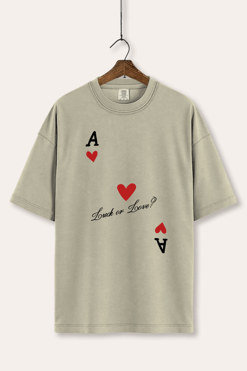 Ace Of Hearts Graphic Women's Comfort Tee