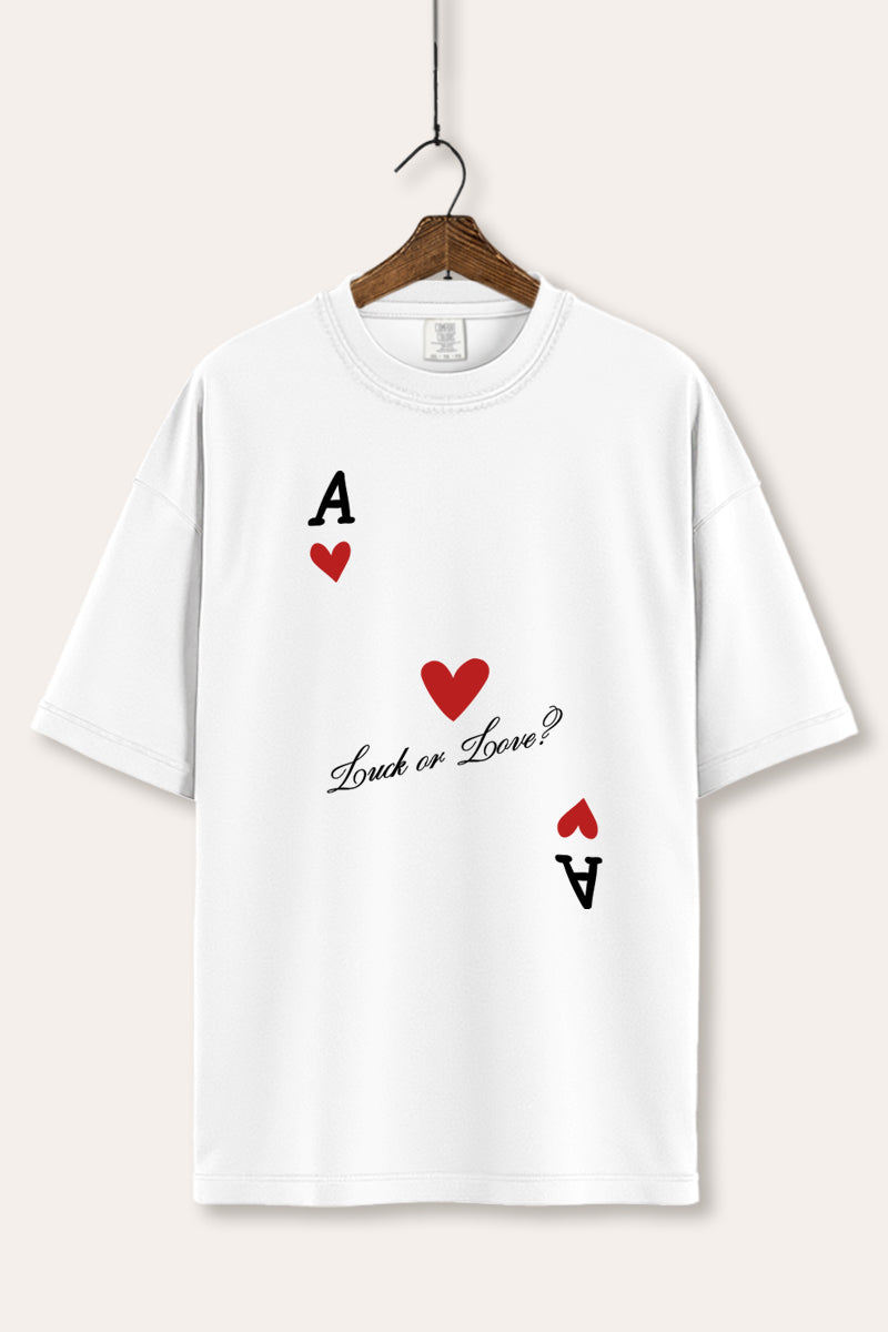 Ace Of Hearts Graphic Women's Comfort Tee