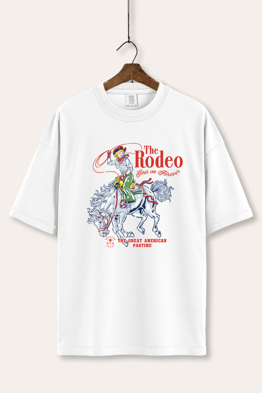 The Rodeo American Pastime Graphic Women's Comfort Tee