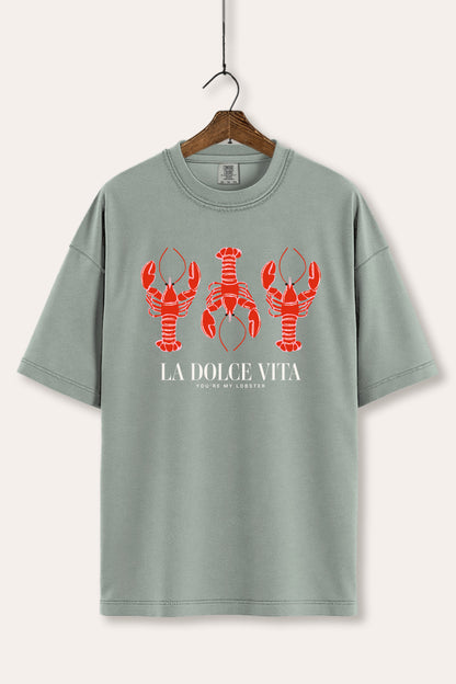 The Sweet Life Coastal Lobster Graphic Women's Comfort Tee