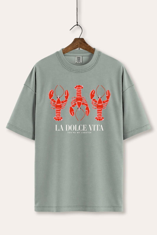 The Sweet Life Coastal Lobster Graphic Women's Comfort Tee