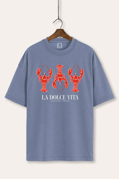 The Sweet Life Coastal Lobster Graphic Women's Comfort Tee