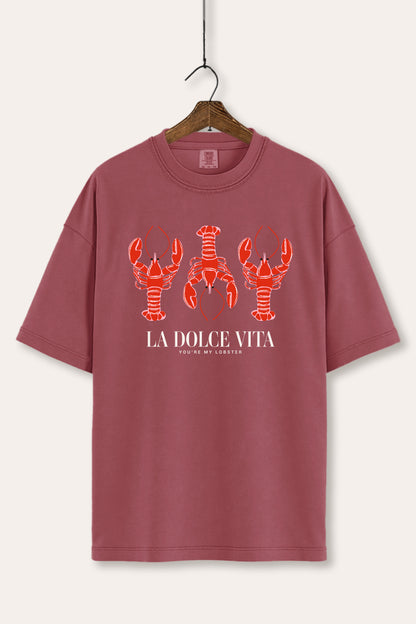 The Sweet Life Coastal Lobster Graphic Women's Comfort Tee