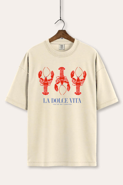 The Sweet Life Coastal Lobster Graphic Women's Comfort Tee