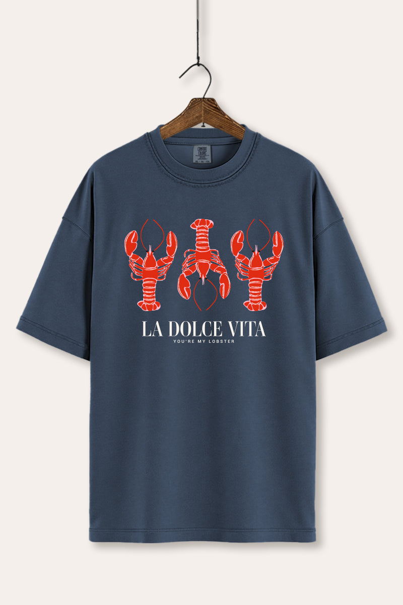 The Sweet Life Coastal Lobster Graphic Women's Comfort Tee
