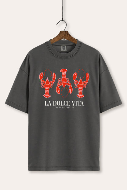 The Sweet Life Coastal Lobster Graphic Women's Comfort Tee
