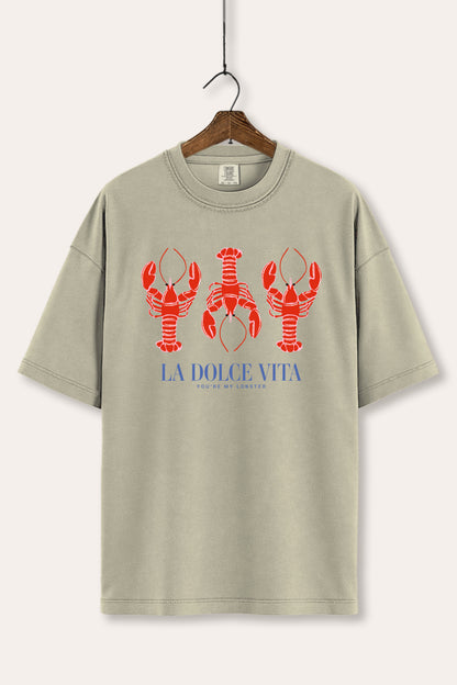 The Sweet Life Coastal Lobster Graphic Women's Comfort Tee