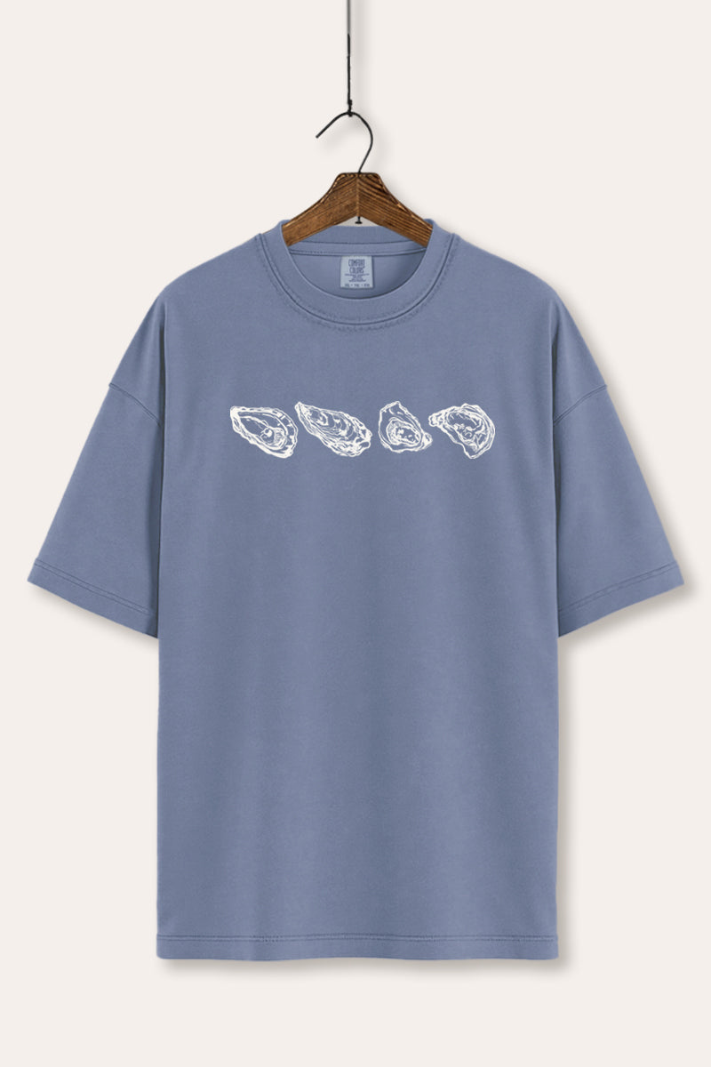Oyster Coastal Graphic Women's Comfort Tee