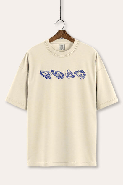 Oyster Coastal Graphic Women's Comfort Tee