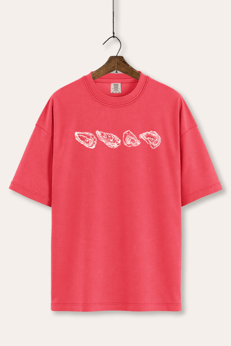 Oyster Coastal Graphic Women's Comfort Tee