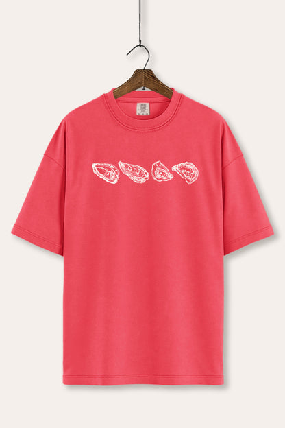 Oyster Coastal Graphic Women's Comfort Tee