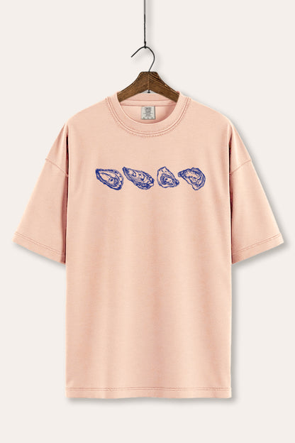 Oyster Coastal Graphic Women's Comfort Tee