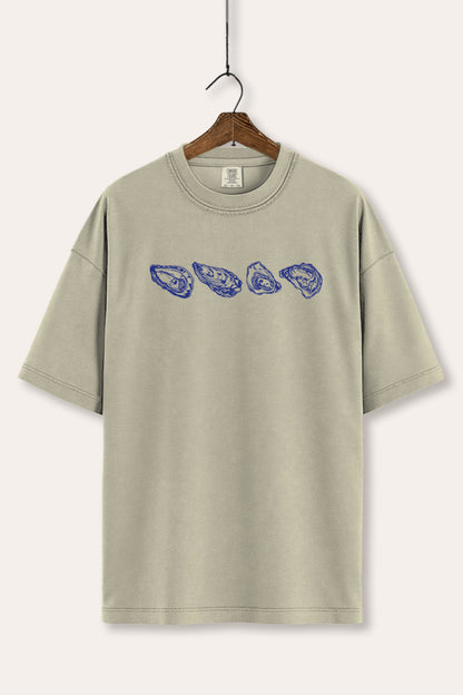 Oyster Coastal Graphic Women's Comfort Tee