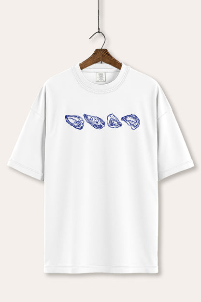 Oyster Coastal Graphic Women's Comfort Tee