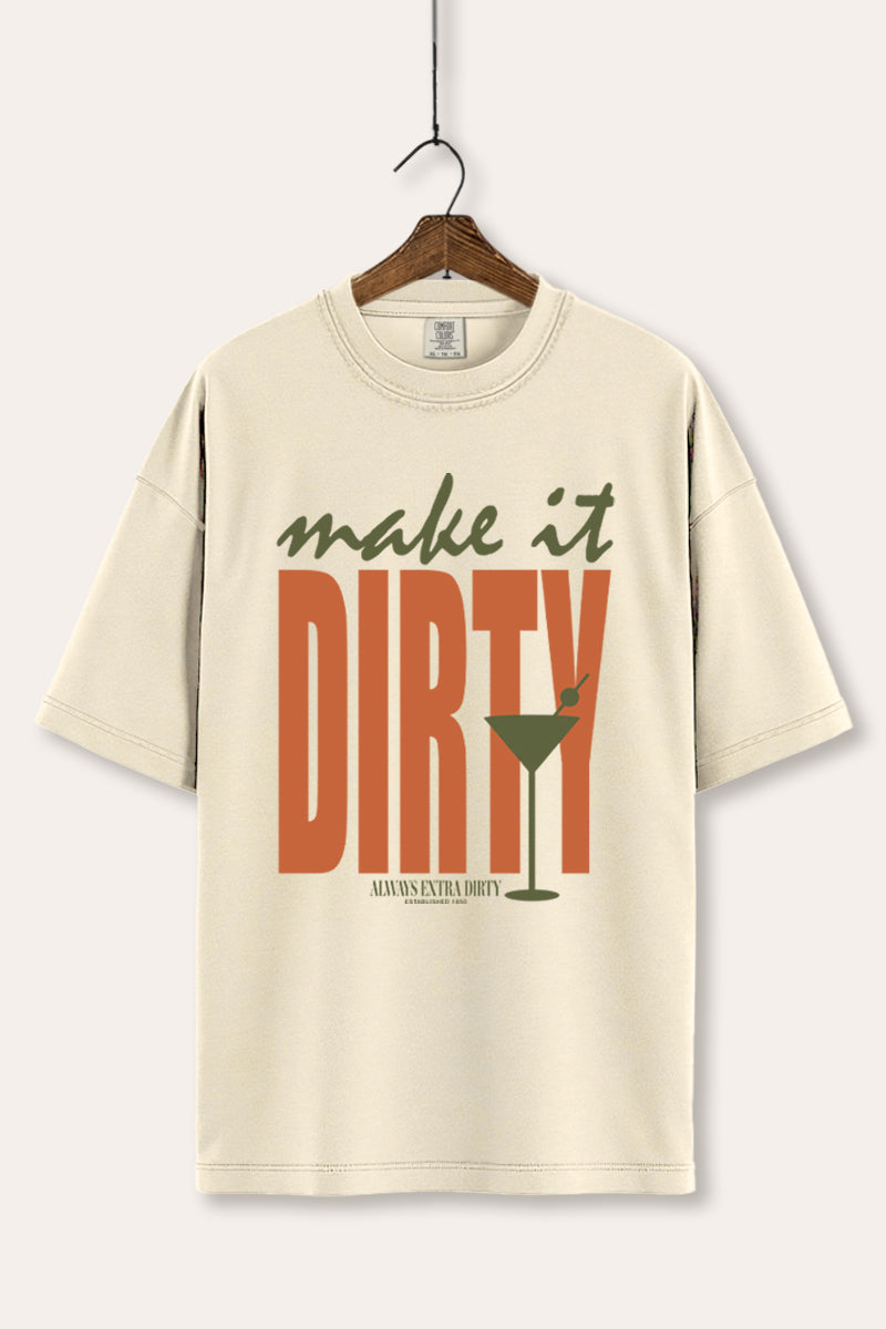 Make It Dirty Martini Graphic Women's Comfort Tee