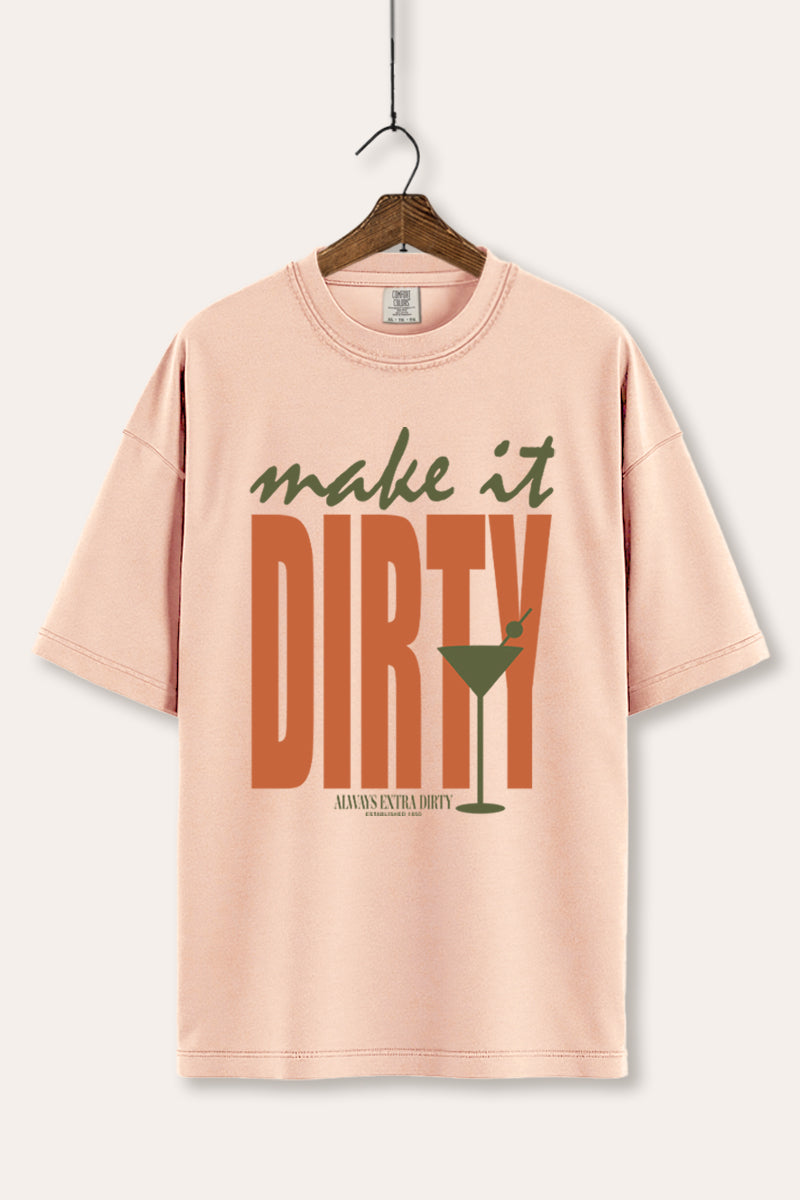 Make It Dirty Martini Graphic Women's Comfort Tee