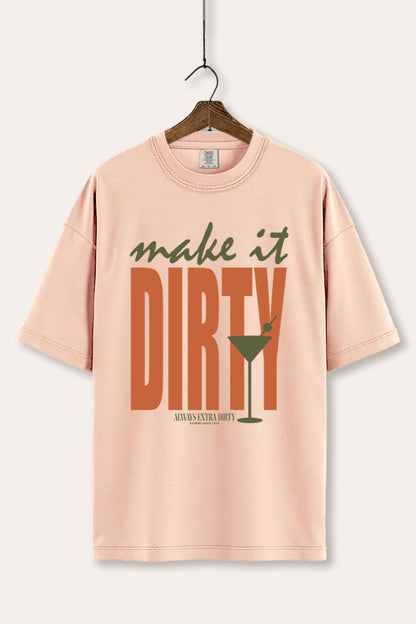 Make It Dirty Martini Graphic Women's Comfort Tee