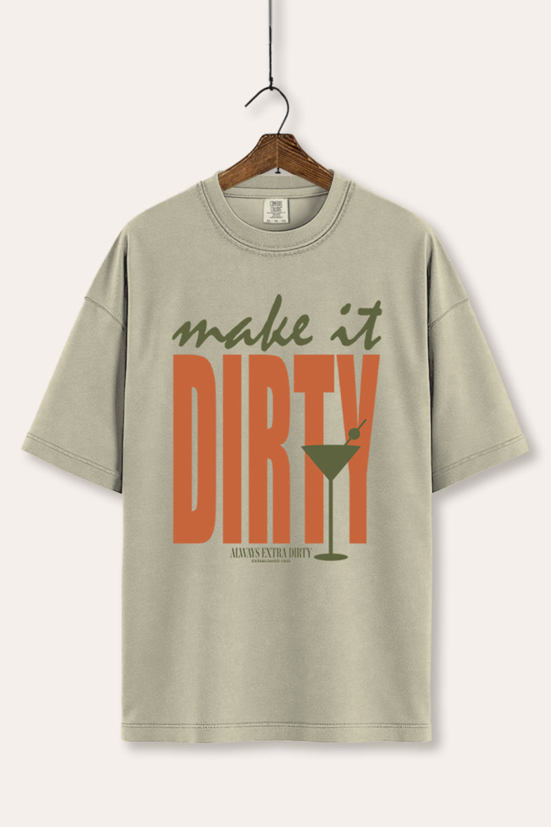 Make It Dirty Martini Graphic Women's Comfort Tee