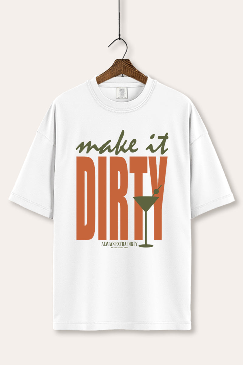 Make It Dirty Martini Graphic Women's Comfort Tee