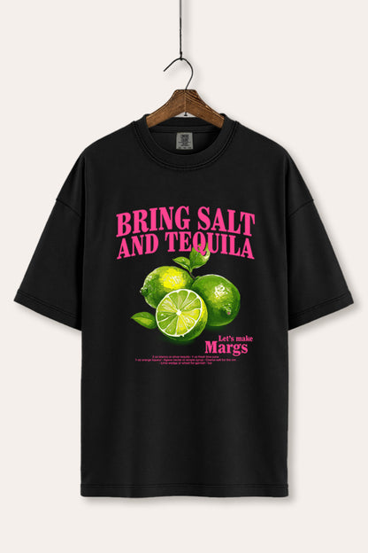 Salt Tequila & Margarita Graphic Women's Comfort Tee