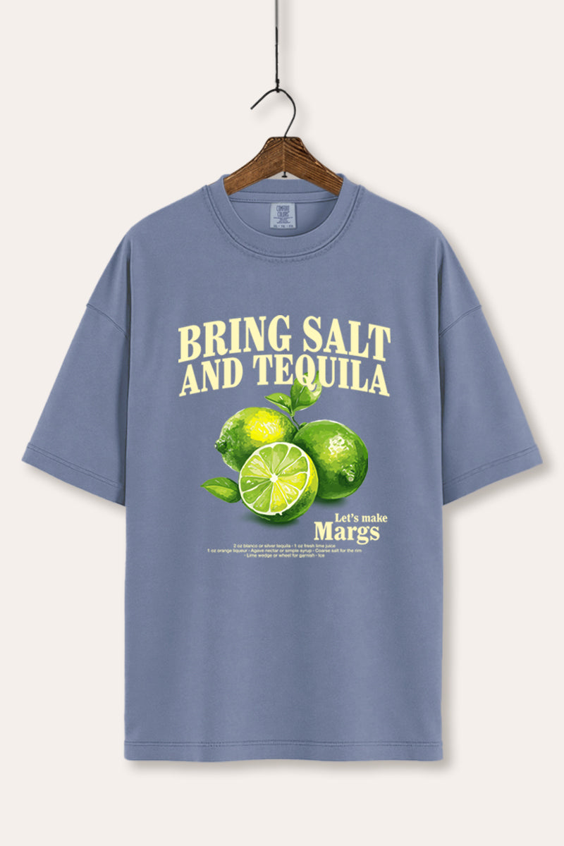 Salt Tequila & Margarita Graphic Women's Comfort Tee