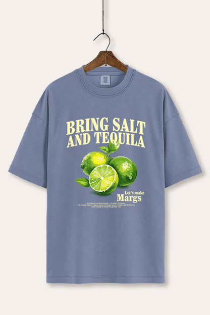 Salt Tequila & Margarita Graphic Women's Comfort Tee