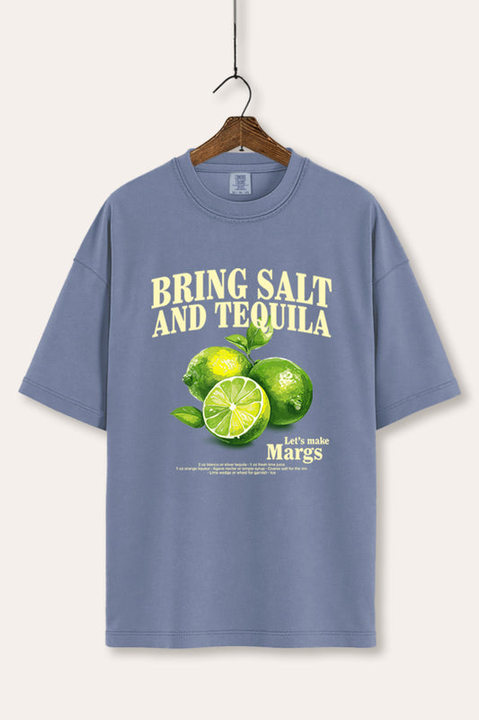 Salt Tequila & Margarita Graphic Women's Comfort Tee