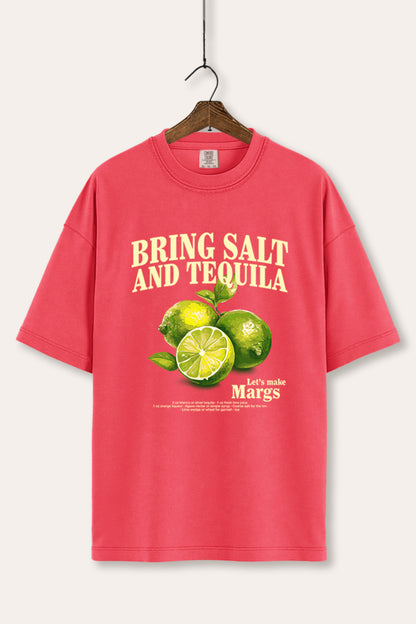 Salt Tequila & Margarita Graphic Women's Comfort Tee