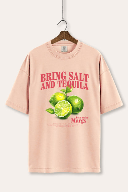 Salt Tequila & Margarita Graphic Women's Comfort Tee