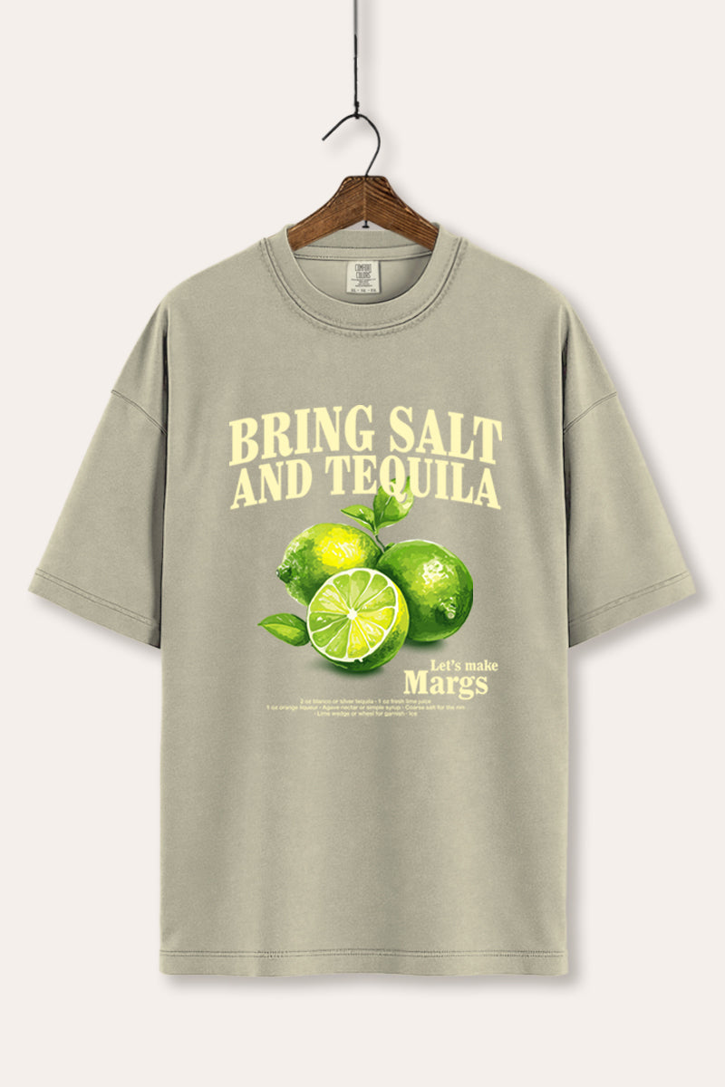 Salt Tequila & Margarita Graphic Women's Comfort Tee