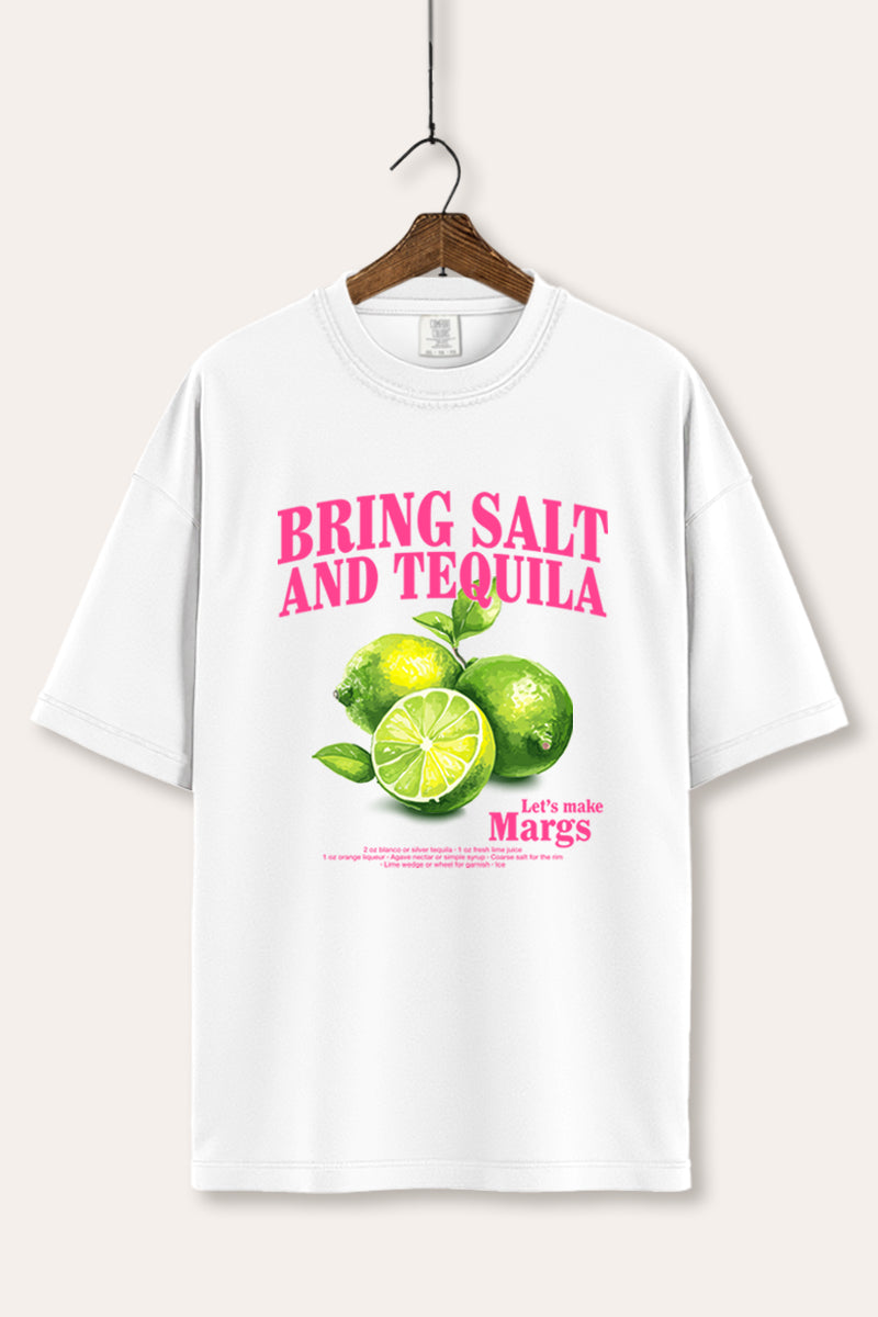 Salt Tequila & Margarita Graphic Women's Comfort Tee