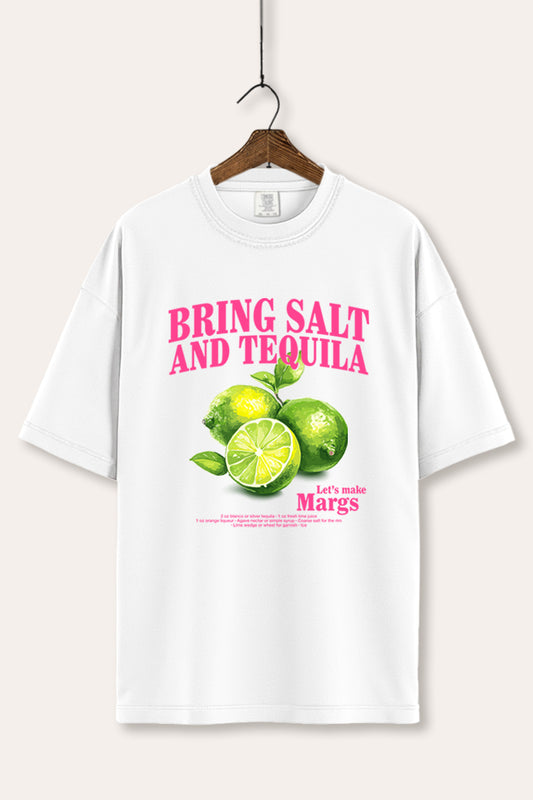 Salt Tequila & Margarita Graphic Women's Comfort Tee