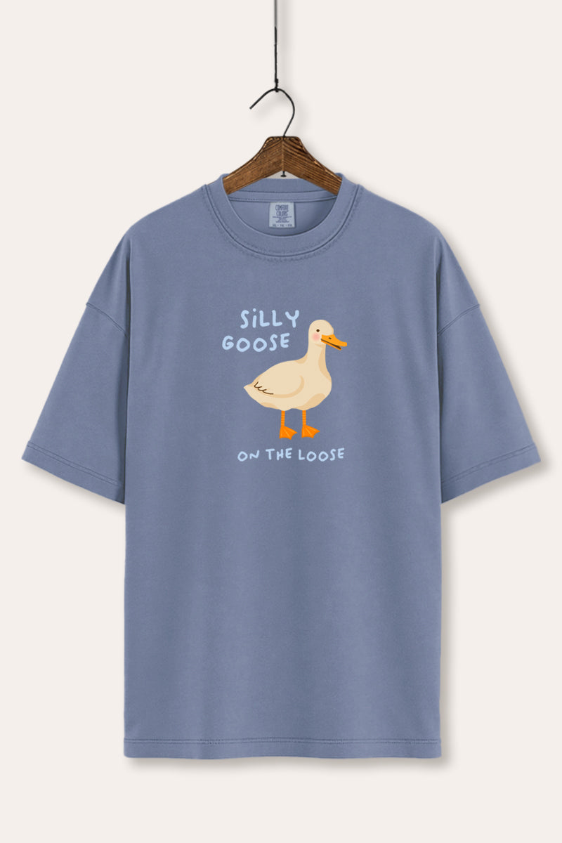 Silly Goose Pastel Graphic Women's Comfort Tee