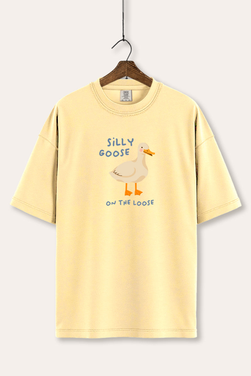Silly Goose Pastel Graphic Women's Comfort Tee