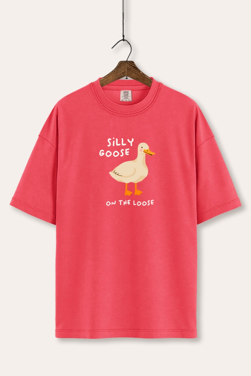 Silly Goose Pastel Graphic Women's Comfort Tee