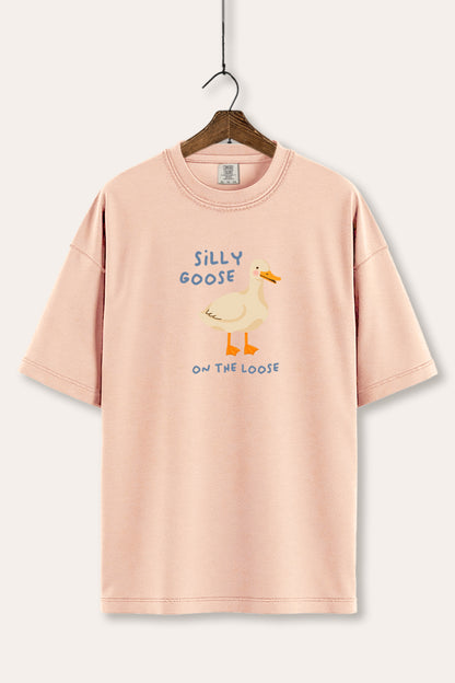 Silly Goose Pastel Graphic Women's Comfort Tee
