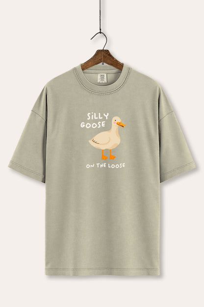 Silly Goose Pastel Graphic Women's Comfort Tee