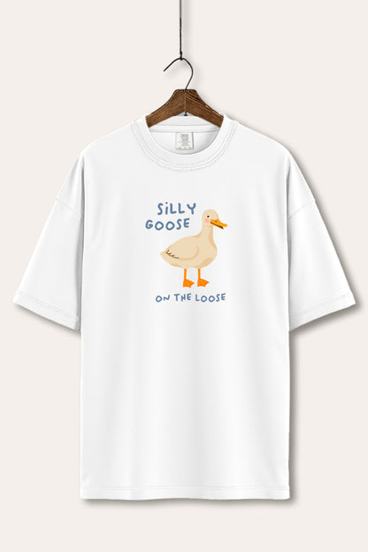 Silly Goose Pastel Graphic Women's Comfort Tee