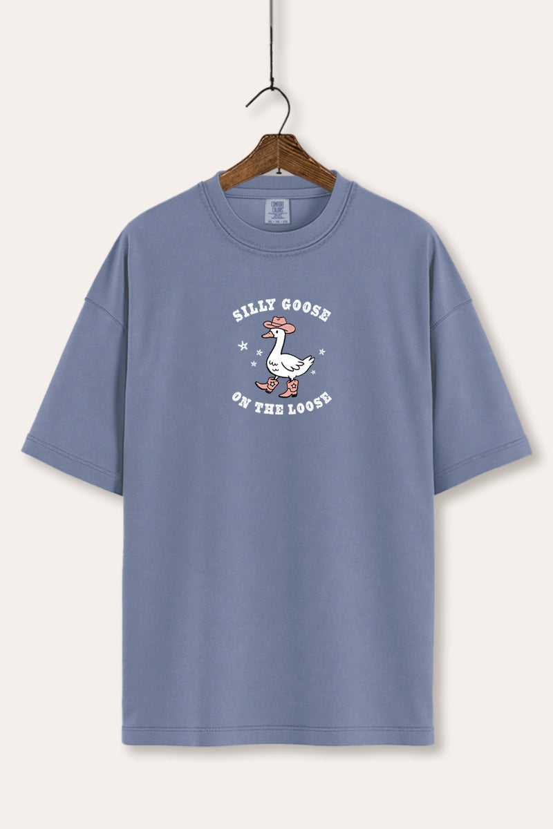Silly Goose Western Graphic Women's Comfort Tee